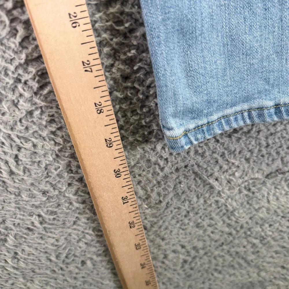 Hollister Epic Flex Jeans Mens 29x30 Blue Cotton Denim Straight Slim Distressed